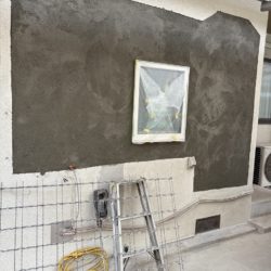 浴室リフォーム現場リポート②　～窓が小さくなりました～